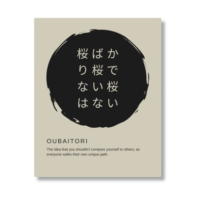 Poster Oubaitori Beige