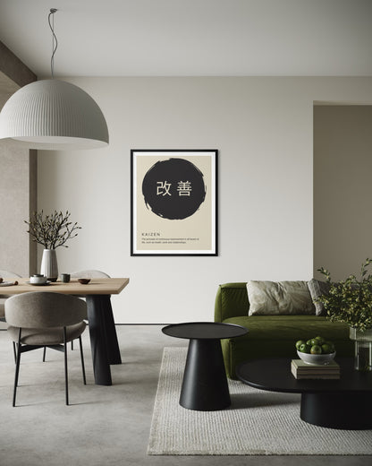 Poster Kaizen Beige